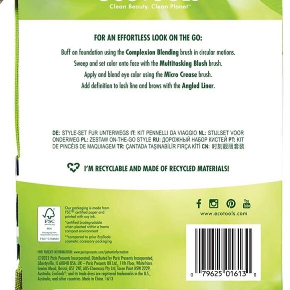 EcoTools makeup bush set for women - Picture 4 of 5